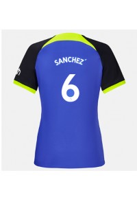 Tottenham Hotspur Davinson Sanchez #6 Fotballdrakt Borte Klær Dame 2022-23 Korte ermer